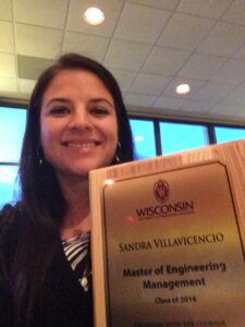 Sandra Villavicencio, 2016 UW MEM Graduate